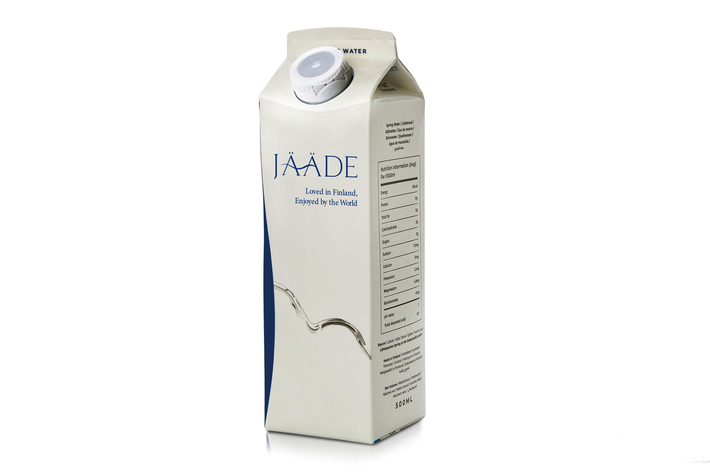 Jääde Natural Mineral Water - 12 Cartons / Pure-Pak x 500ml * 4 Cases