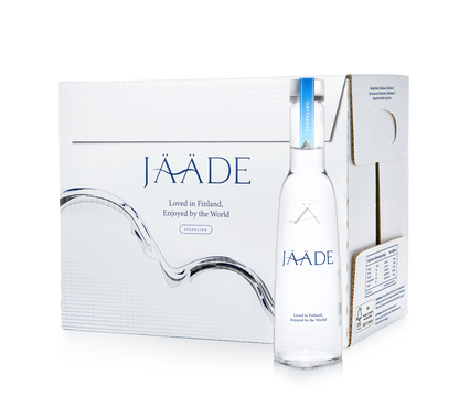 JÄÄDE Sparkling Mineral Water - 15 Glass Bottles x 330ml (Carton)