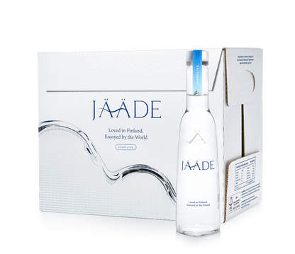 JÄÄDE Sparkling Mineral Water - 15 Glass Bottles x 330ml (Carton)
